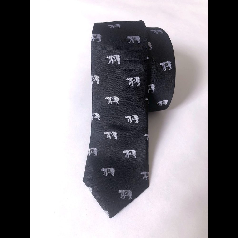 French Connection Black Pattern Tie
